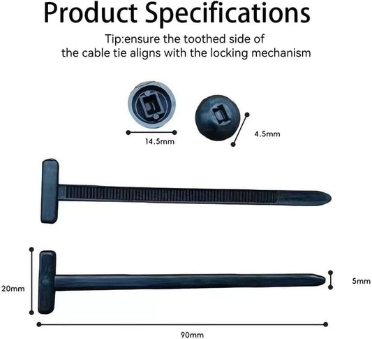 Mrace Nylon Universal Cable Tie Buckle