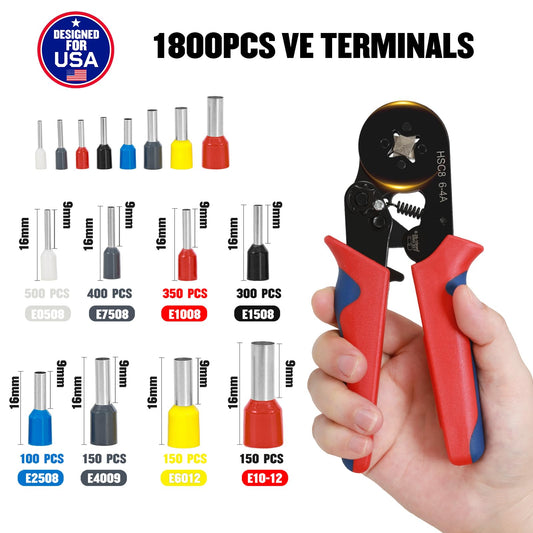 Mroace Ferrule Crimping Tool Kit