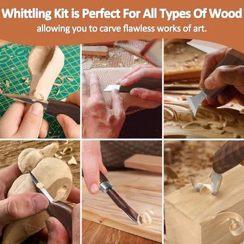 Mroace Wood Carving Knife Set