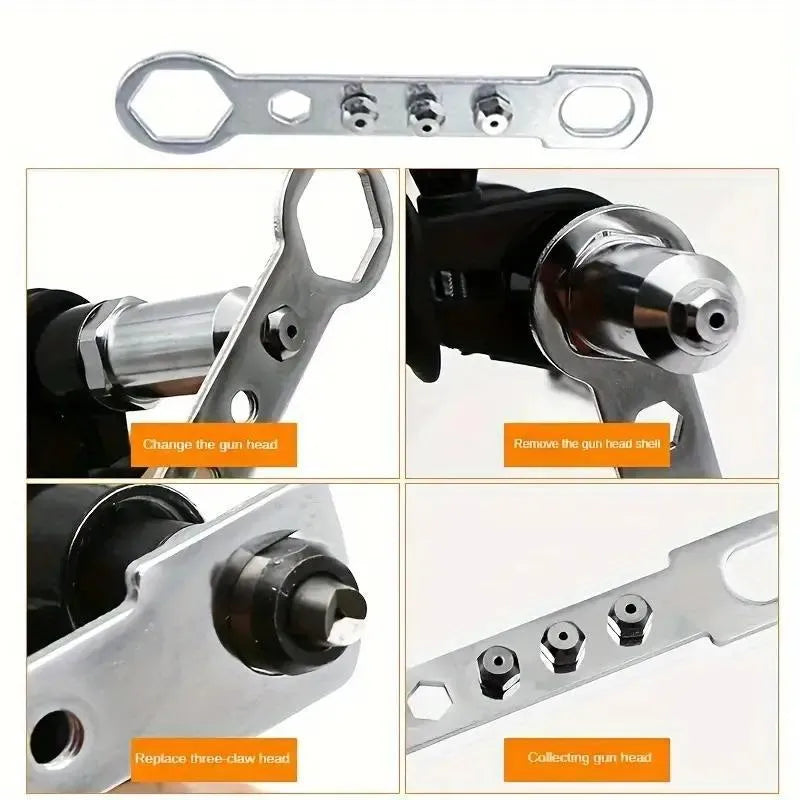 Mroace Electric Drill Rivet Gun Adapter