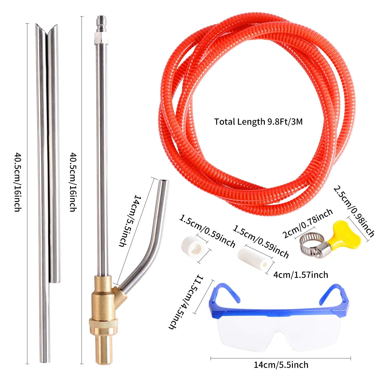 Mroace High Pressure Abrasive Sandblasting Kit