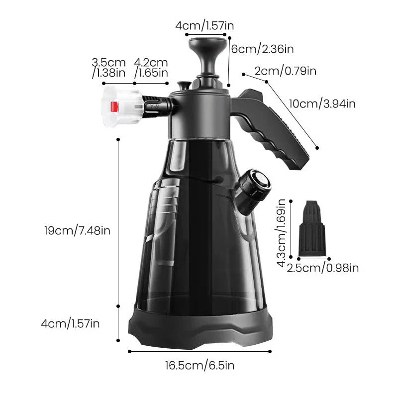 Mroace Manual Pump Foaming Sprayer Bottle
