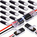 Mroace Double Wire Quick Clip Plug-In Connector Set