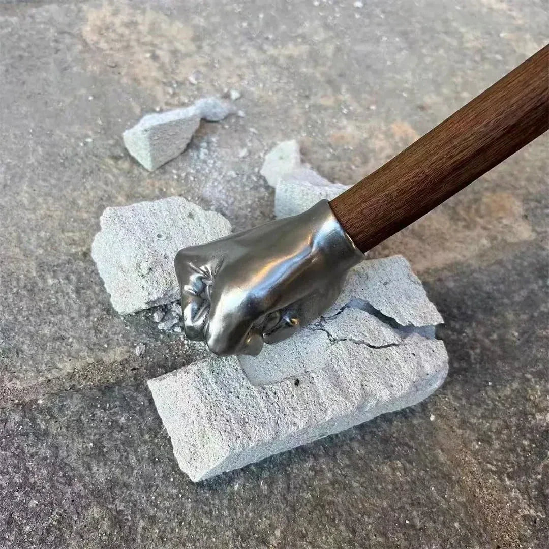 Mroace 2LB Stainless Steel Wooden-Handle Sledge Hammer