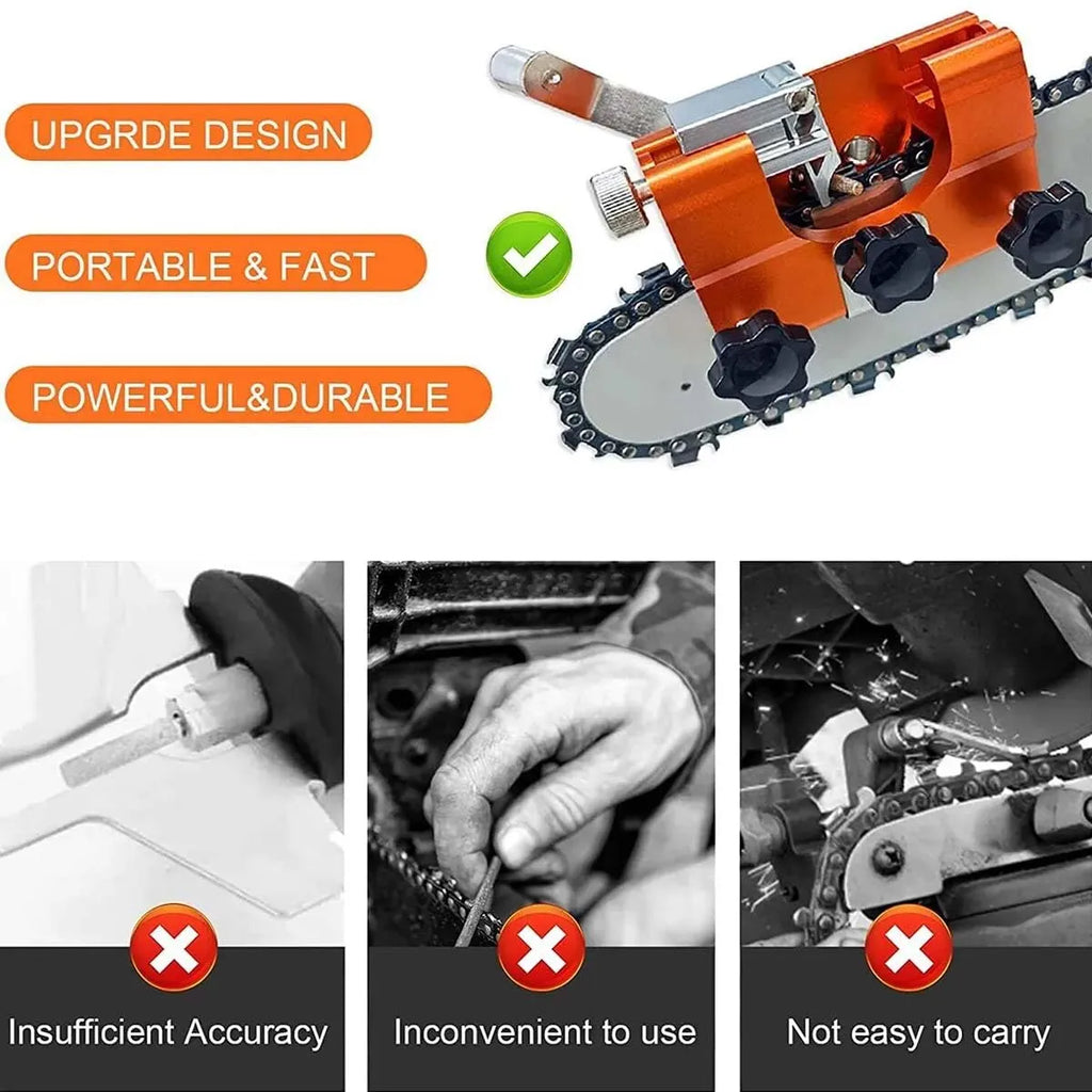 Mroace Portable Chainsaw Chain Sharpener Kit