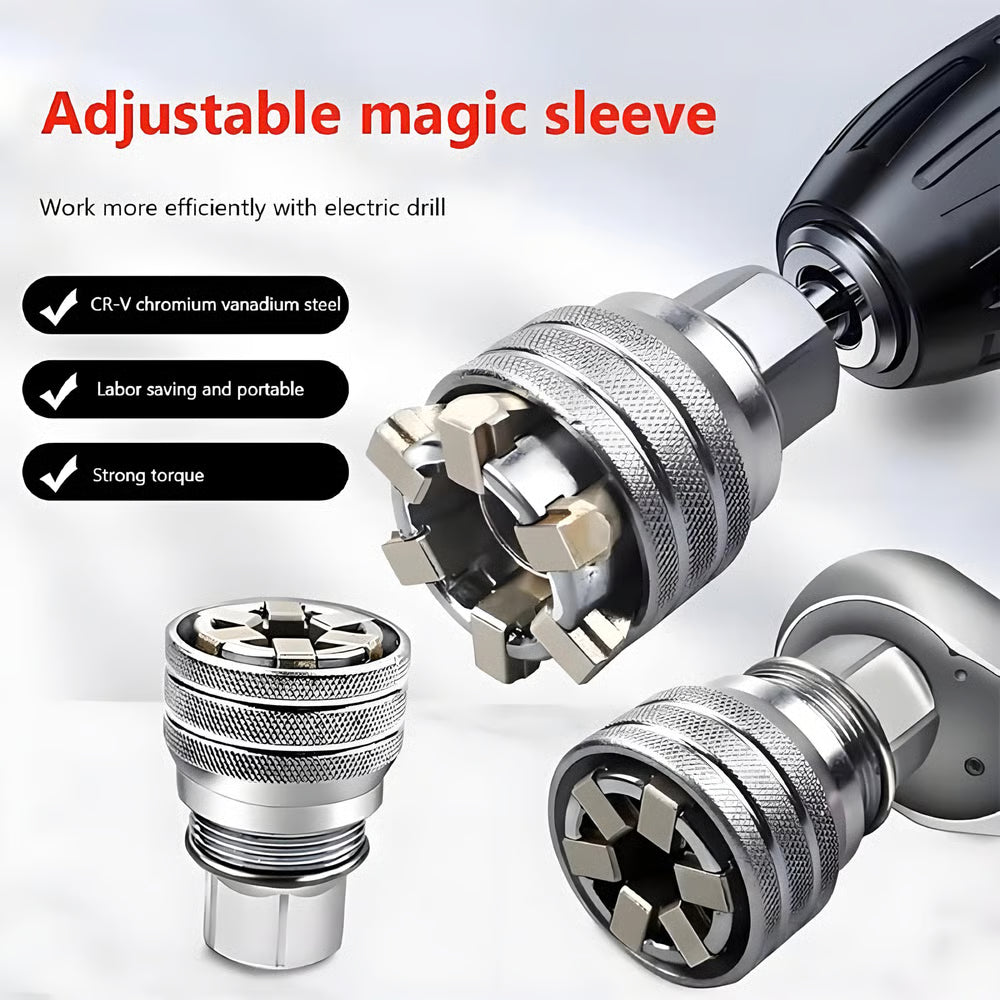Mroace Adjustable Universal Socket Wrench Tool