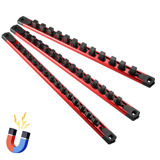 Mroace Magnetic Aluminum Alloy Socket Organizer Rail