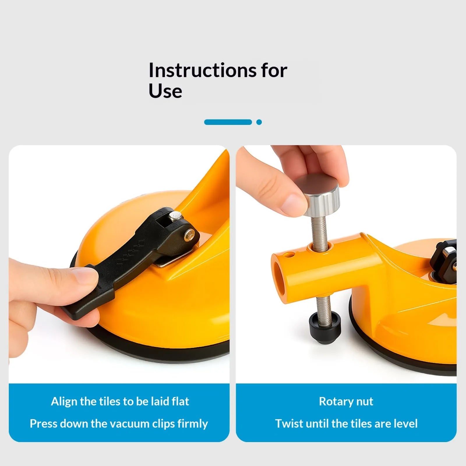 Mroace Heavy Duty Adjustable Stone Seam Leveling Tool