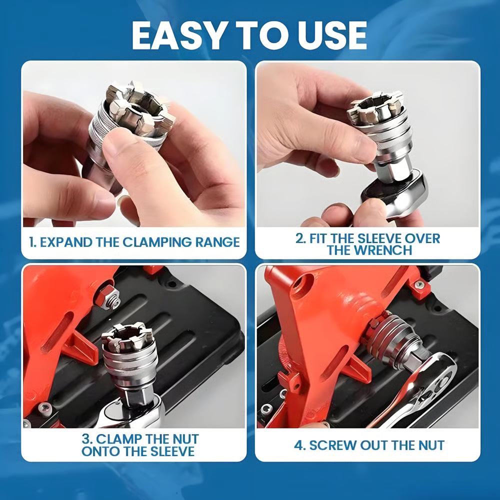 Mroace Adjustable Universal Socket Wrench Tool