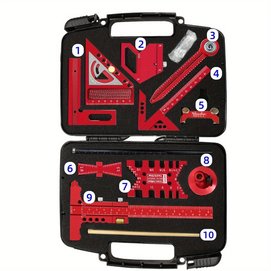 Mroace Multi-Angle Woodworking Measuring Tool Kit