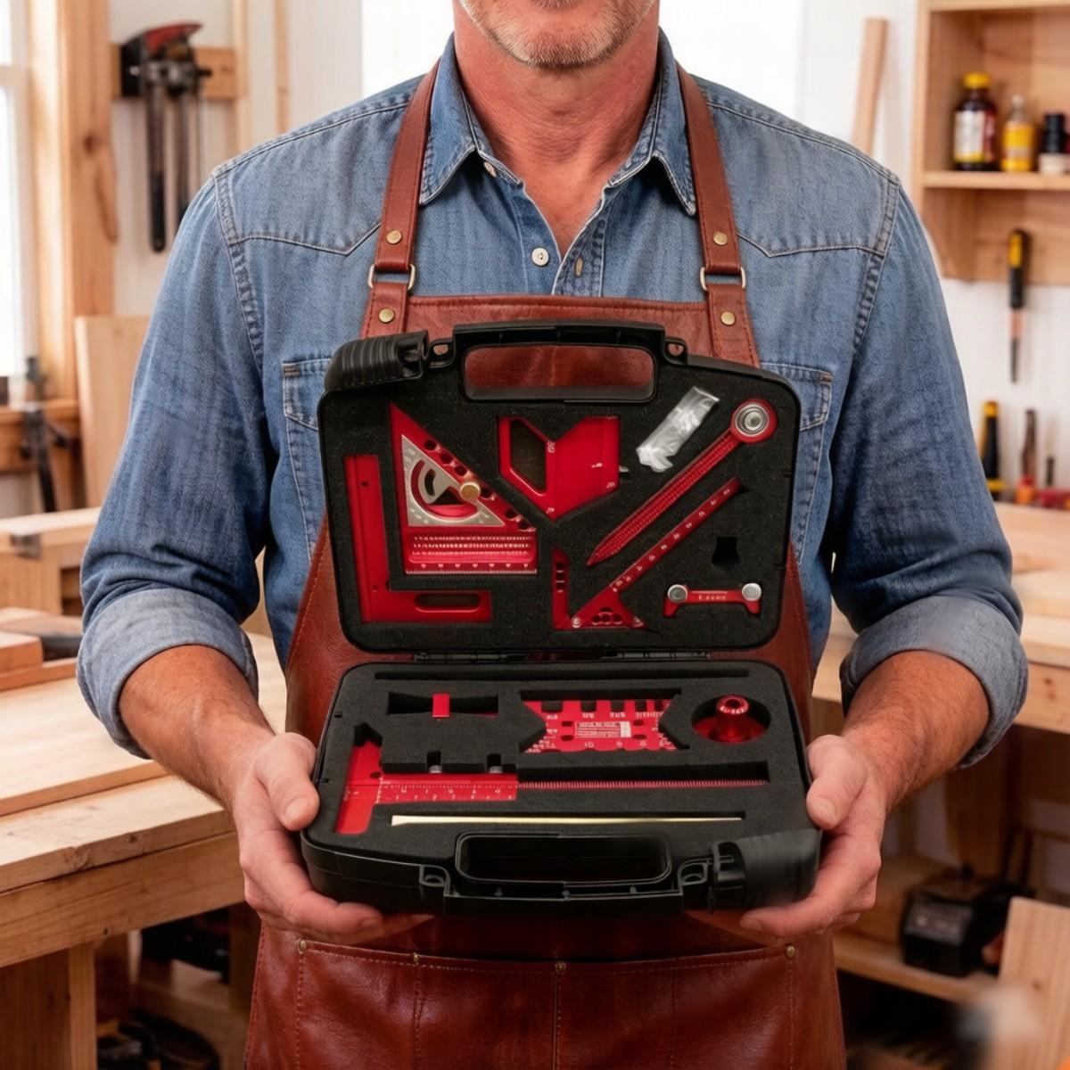 Mroace Multi-Angle Woodworking Measuring Tool Kit