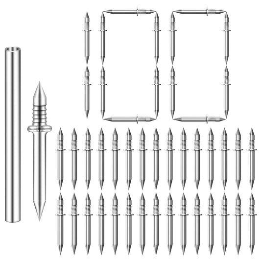 Mroace Invisible Double Headed Skirting Nails