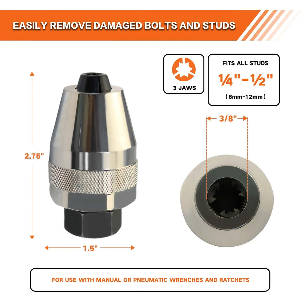 Mroace Heavy-Duty Bolt & Stud Extractor Tool