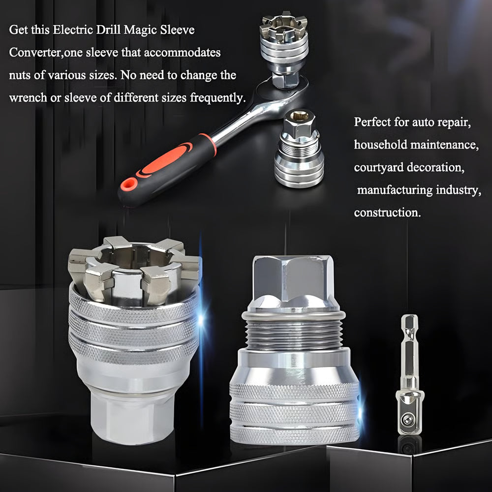 Mroace Adjustable Universal Socket Wrench Tool