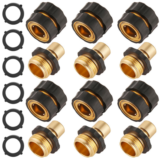 Mroace Quick-Release Garden Hose Connector Set