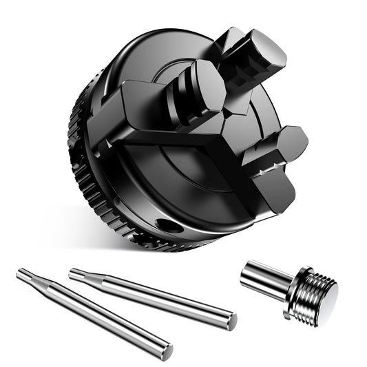 Mroace 2 inch Mini 3-Jaw Self-center woodworking chuck