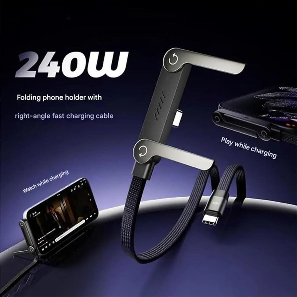 Mroace 240W Fast-Charging 2-in-1 Stand Hidden Cable