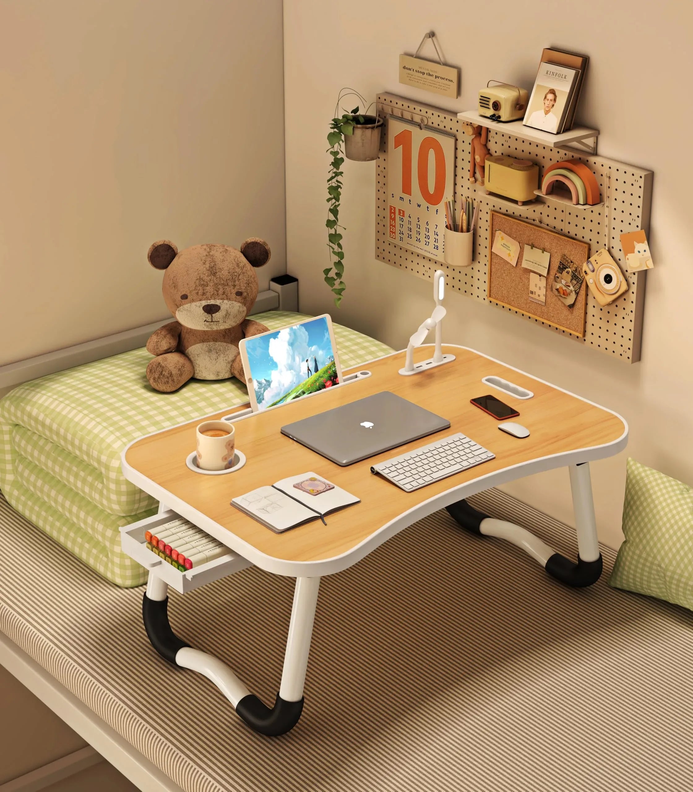 Mroace Foldable Portable Laptop Stand Lap Desk