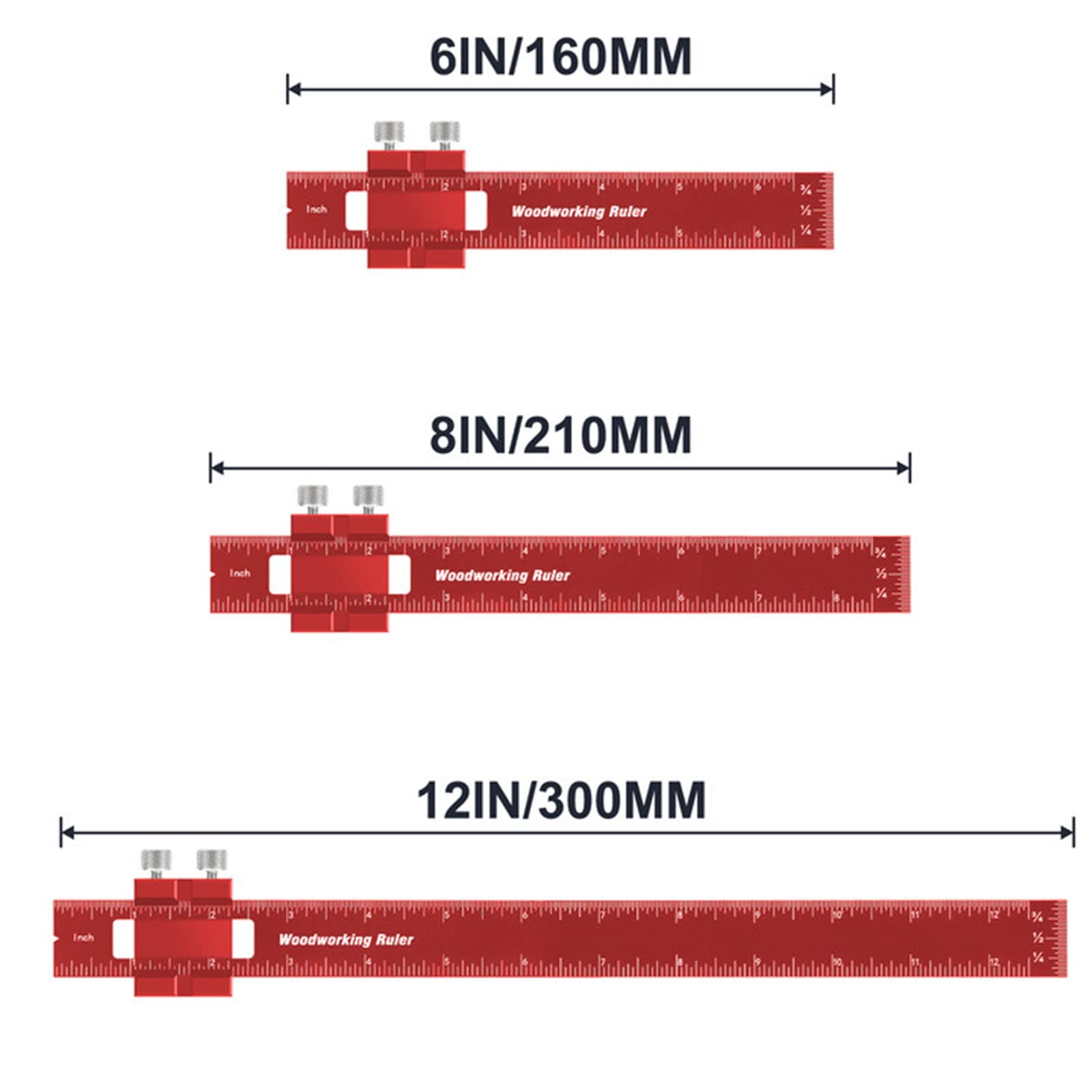 Mroace  Precision Pocket Metal Slide Rule Set