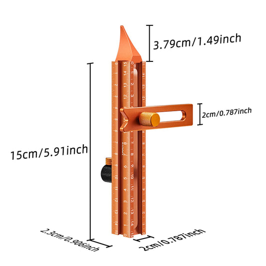 Mroace Magnetic Laser Scale Marking Ruler
