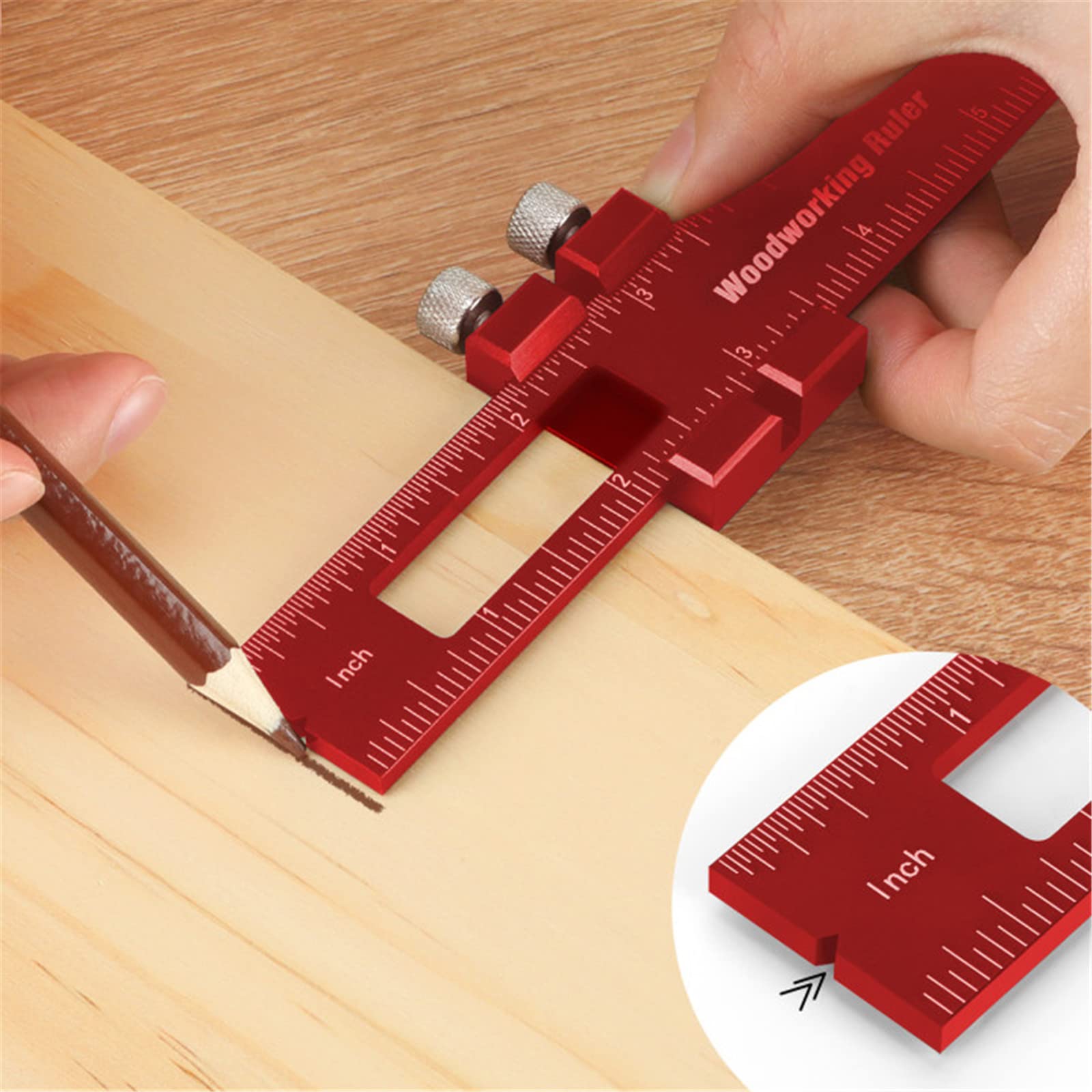 Mroace  Precision Pocket Metal Slide Rule Set