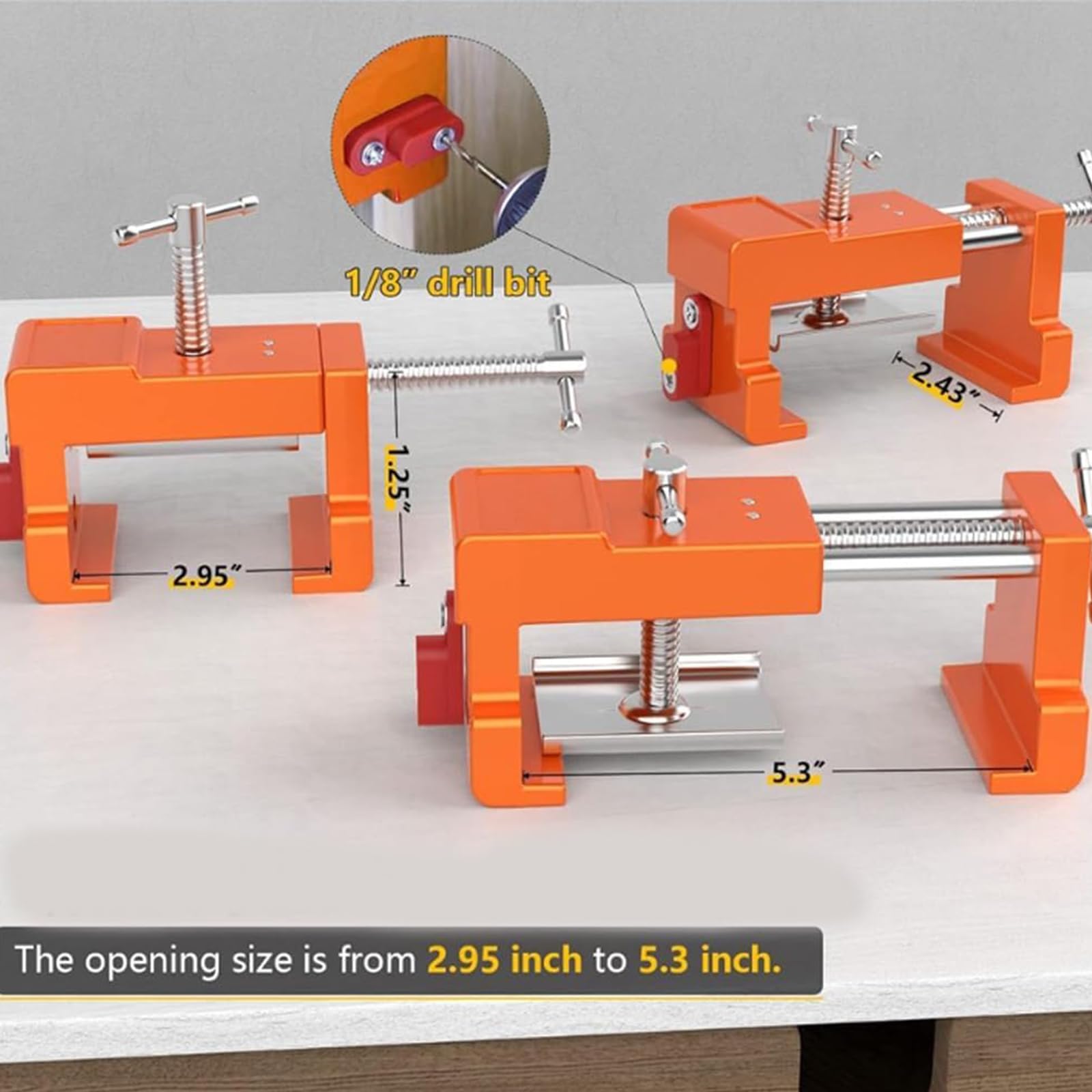 Mroace Woodworking Claw Clamps for Cabinets Kit