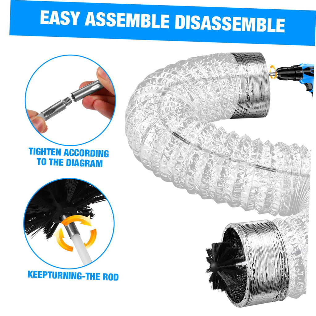 Mroace Cleaning Kit Dryer Vent Cleaner Kit