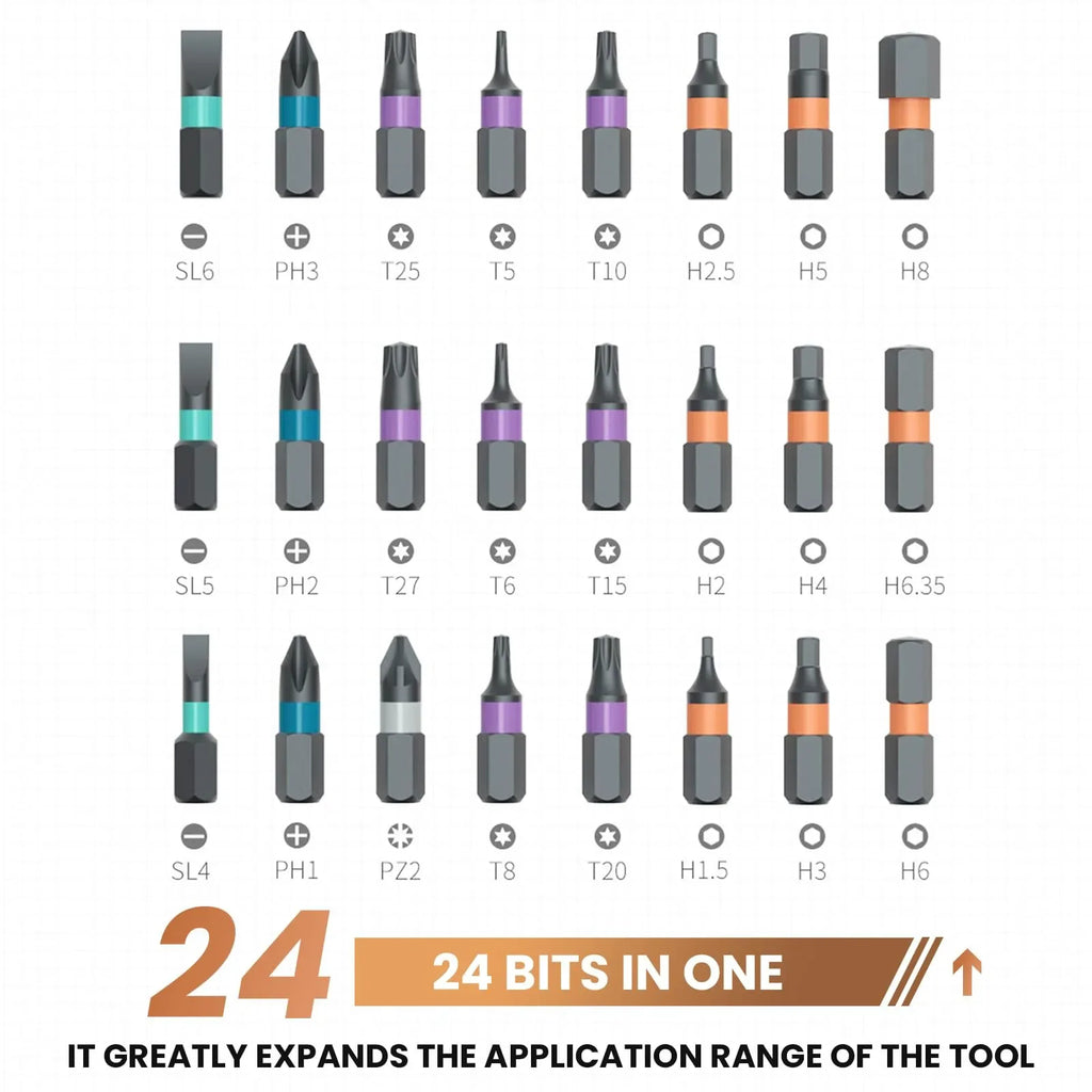 Mroace 24-in-1 Magnetic Screwdriver Set