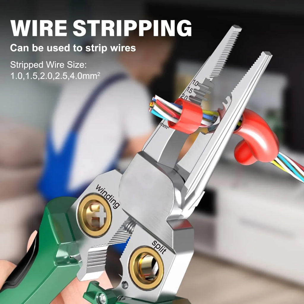 Mroace 8-in-1 Wire Stripper with Voltage Tester