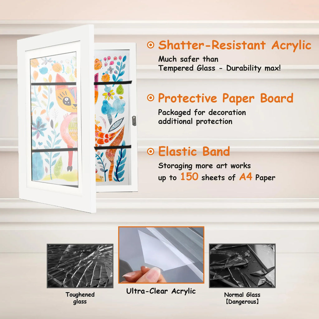 Mroace Changeable Front Opening Artwork Frame