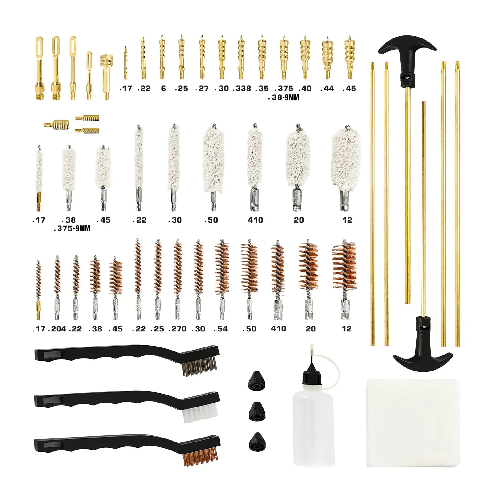 Mroace Universal Multi-Caliber Gun Cleaning Kit