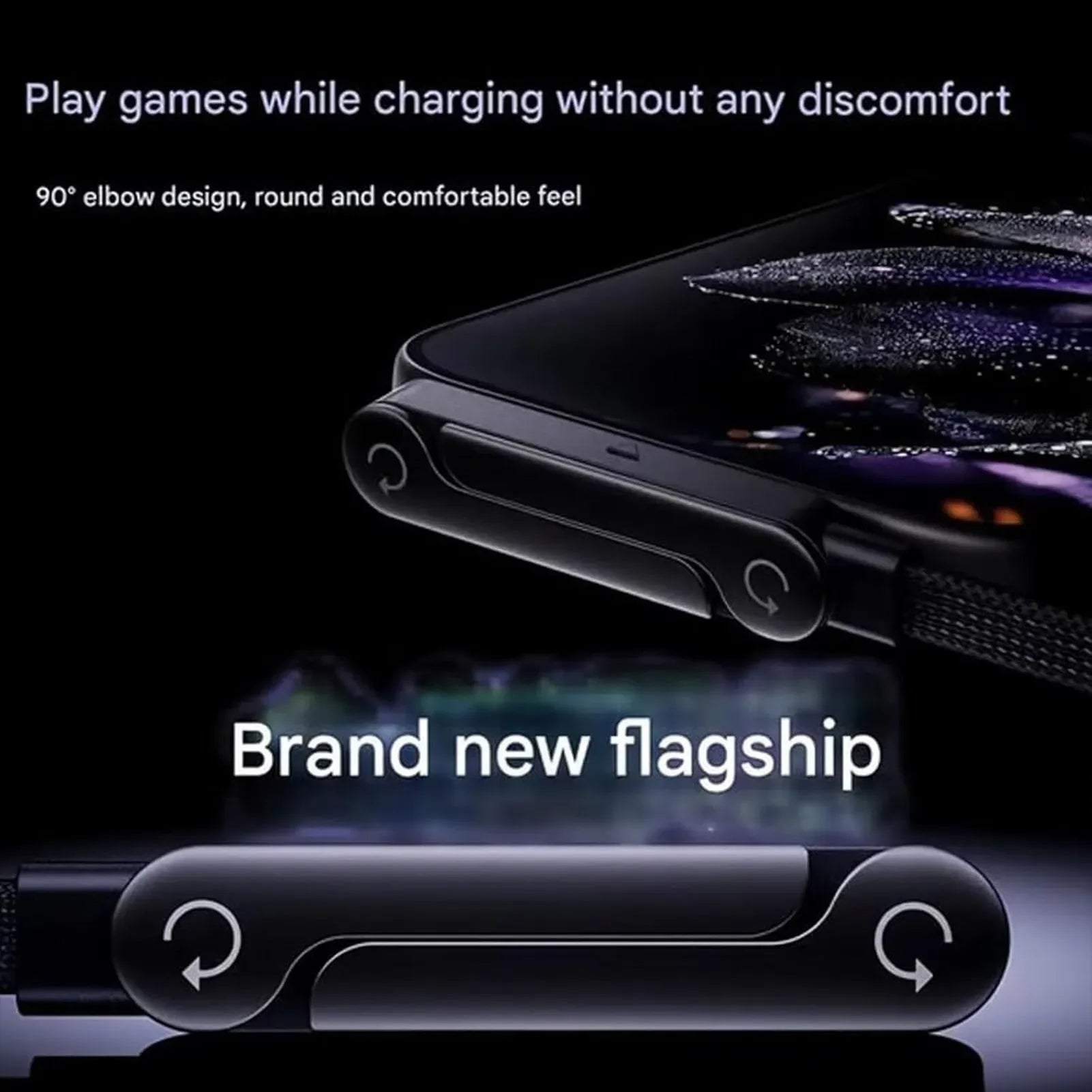 Mroace 240W Fast-Charging 2-in-1 Stand Hidden Cable