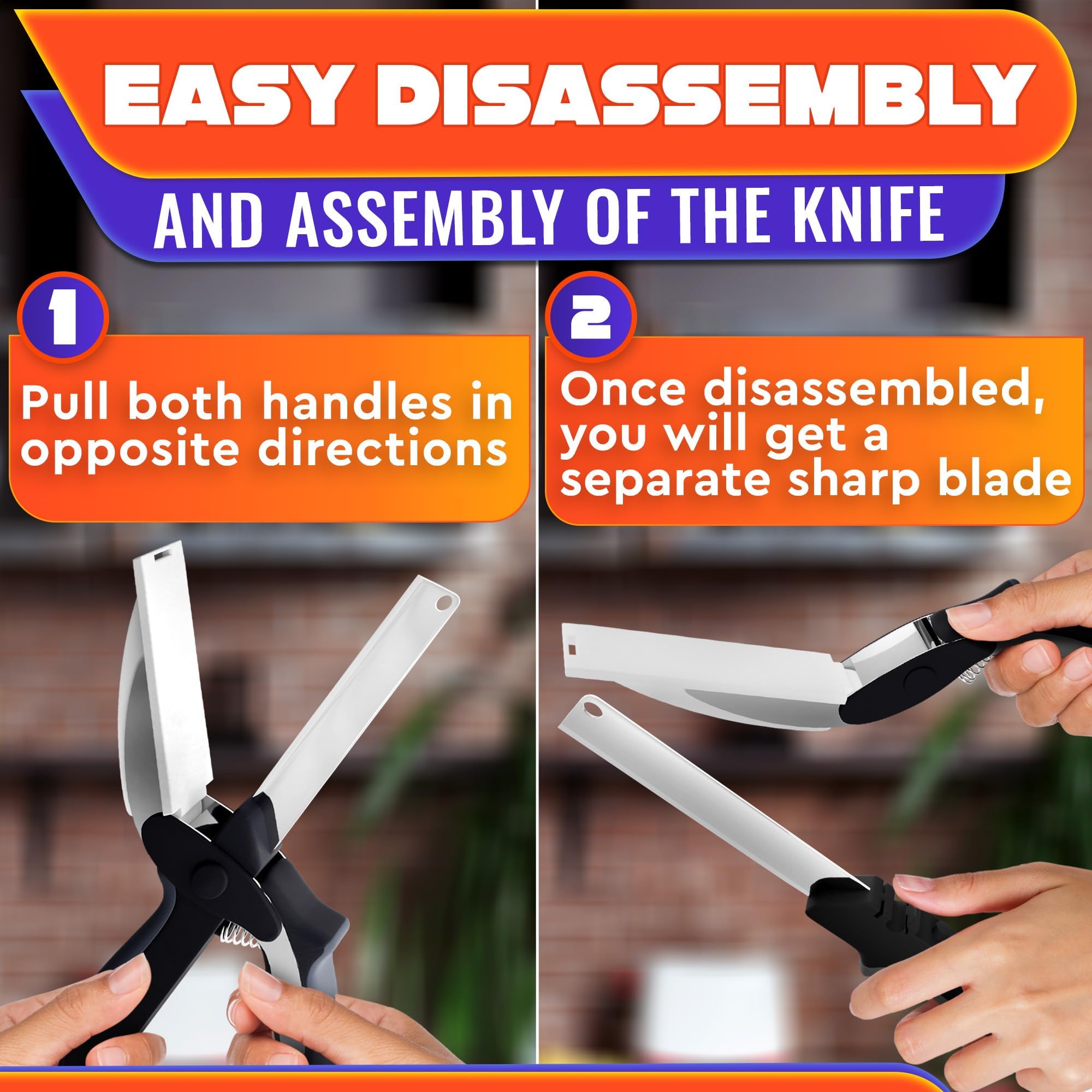 Mroace 2 in 1 Kitchen Scissors