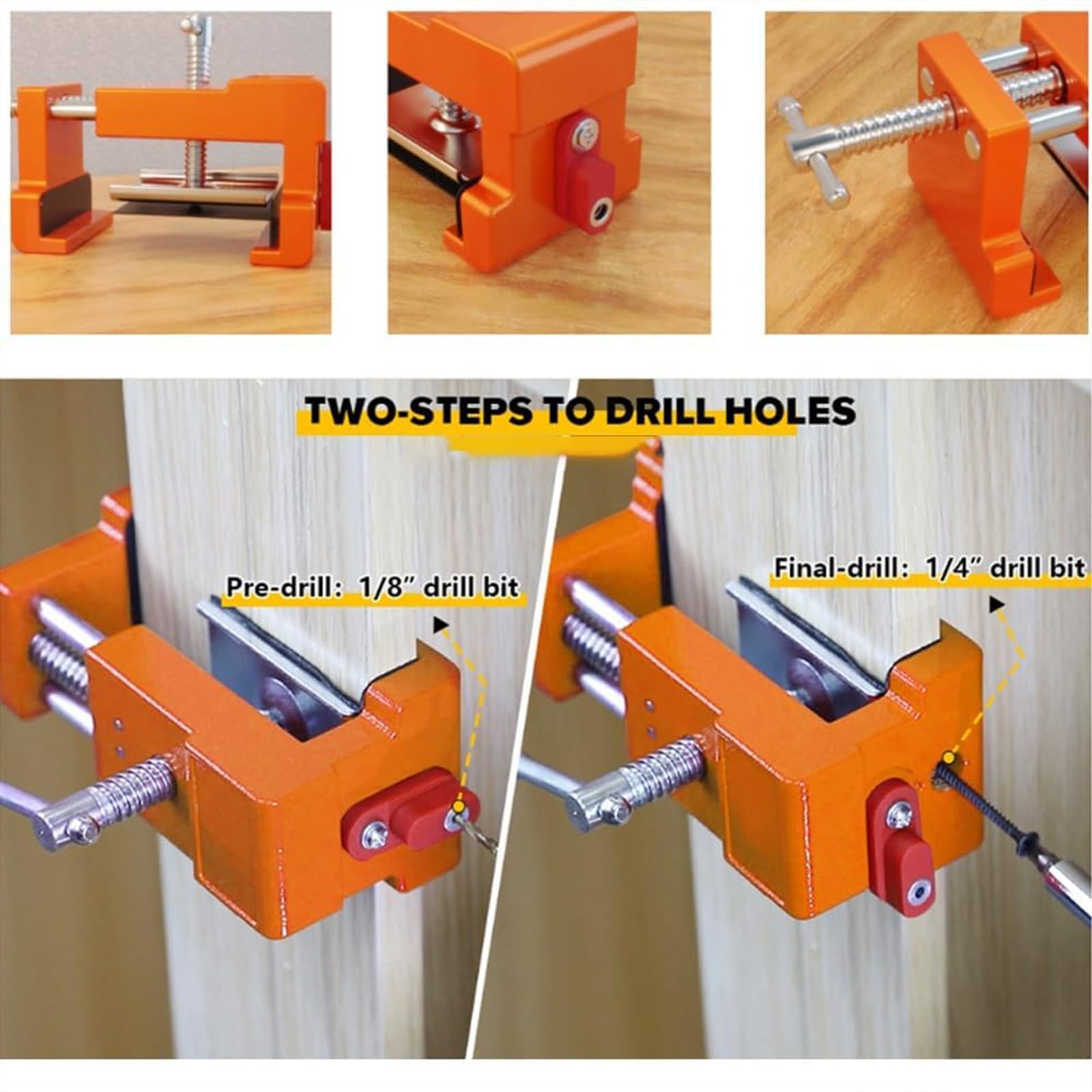 Mroace Woodworking Claw Clamps for Cabinets Kit
