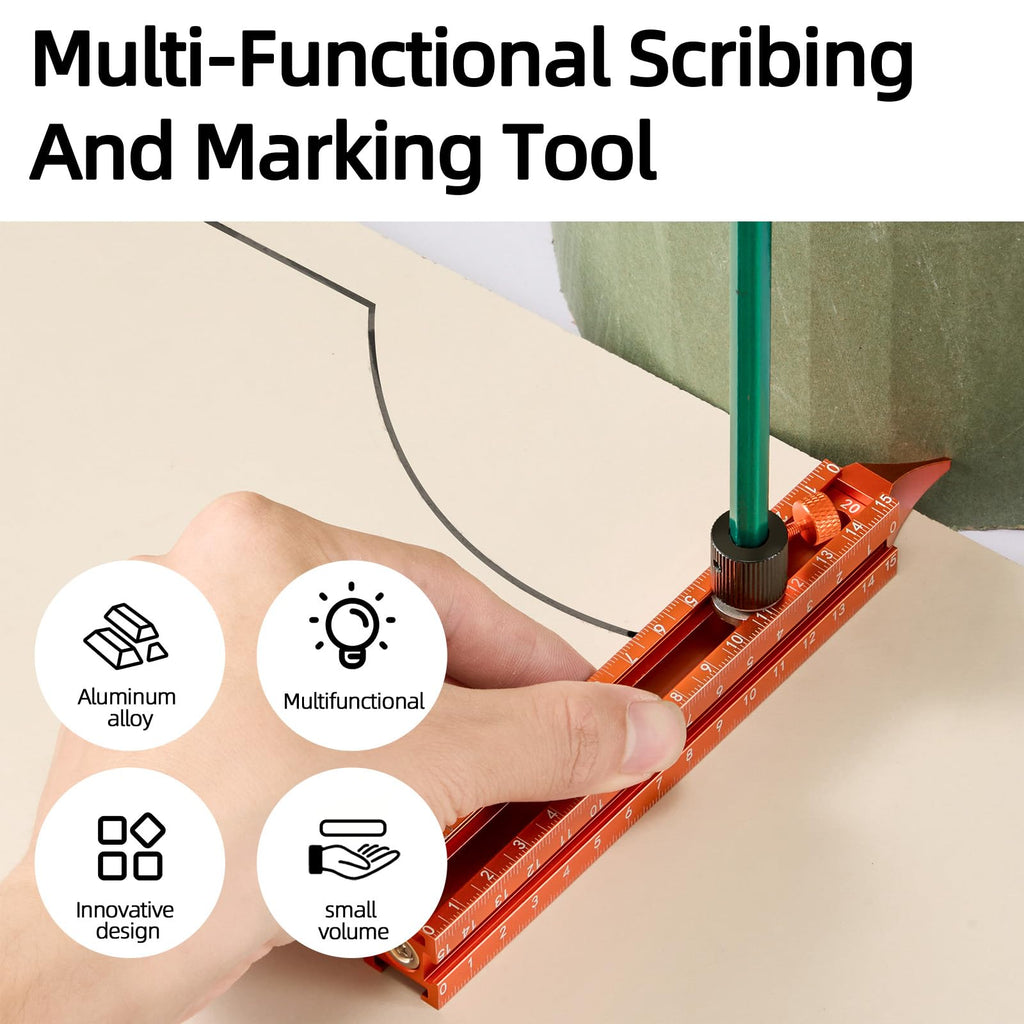 Mroace Magnetic Laser Scale Marking Ruler