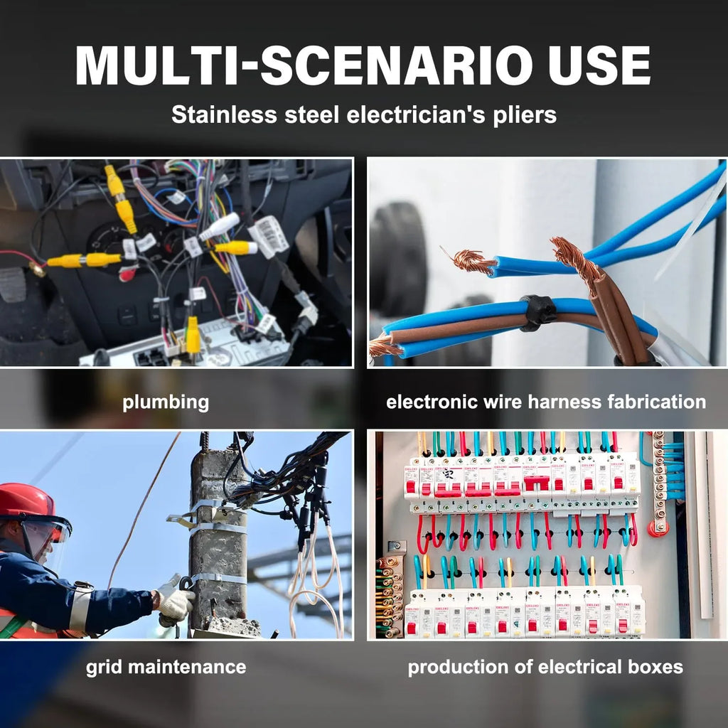 Mroace 8-in-1 Wire Stripper with Voltage Tester