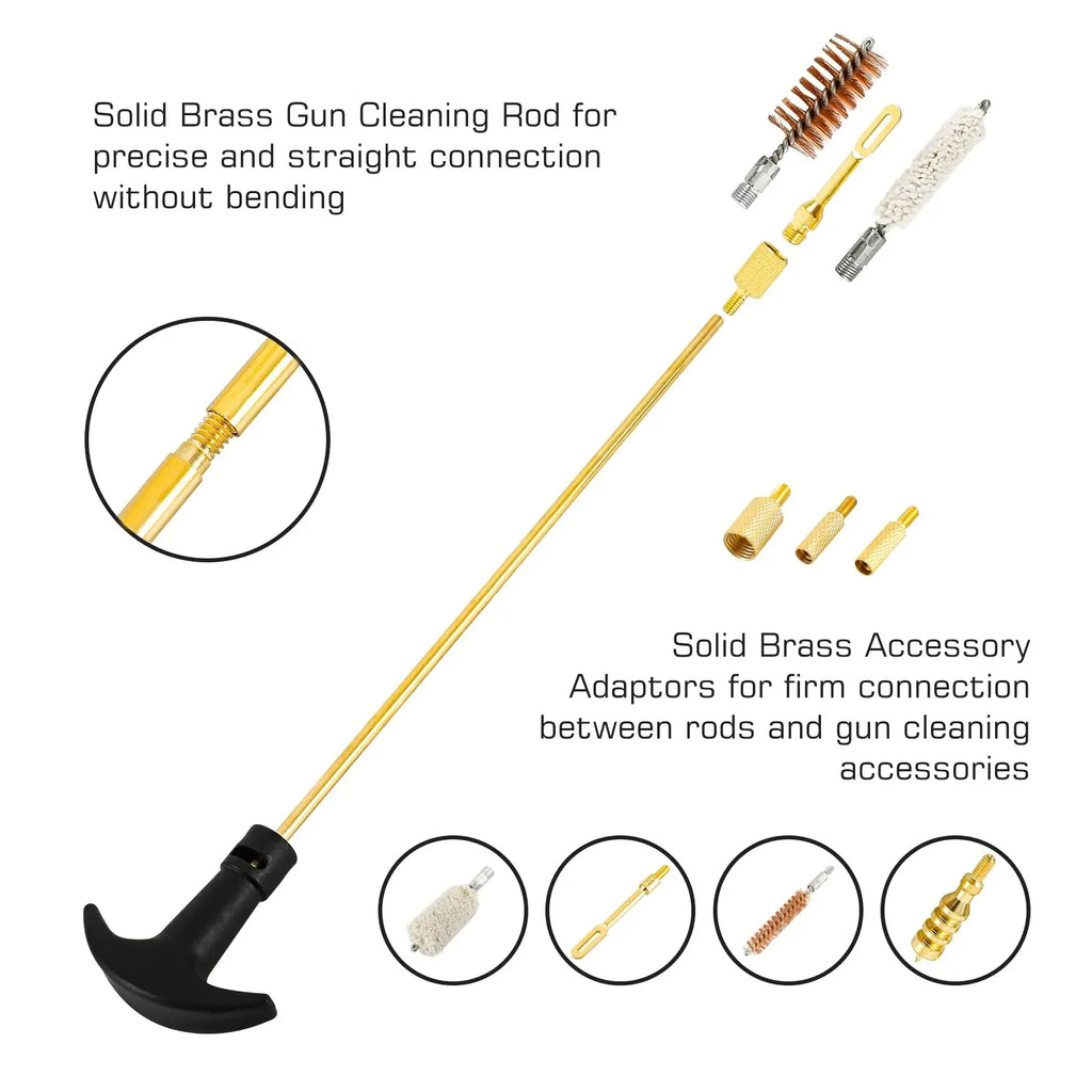 Mroace Universal Multi-Caliber Gun Cleaning Kit