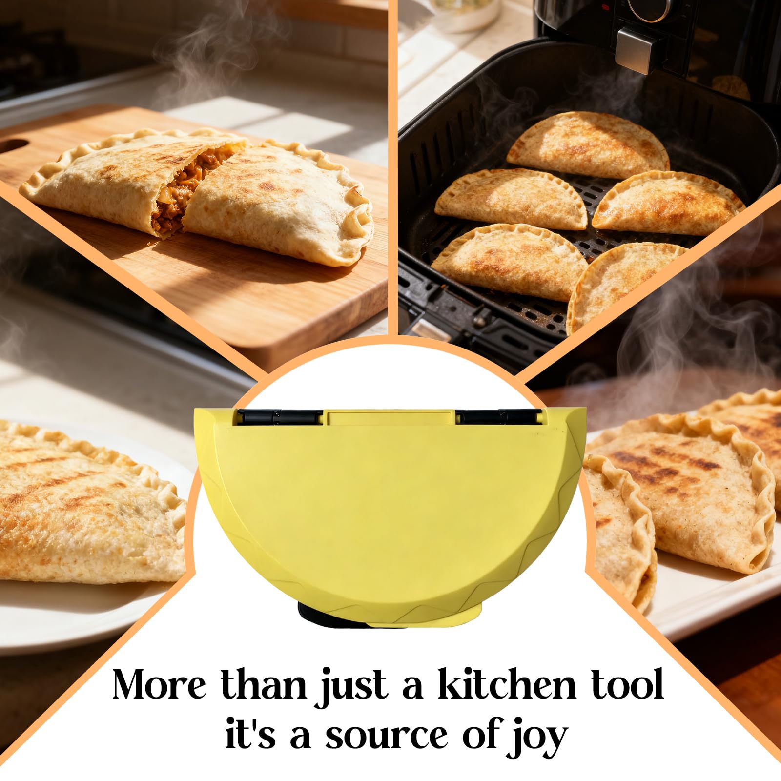 Mroace 3-in-1 Tortilla Sealer & Crimper Press