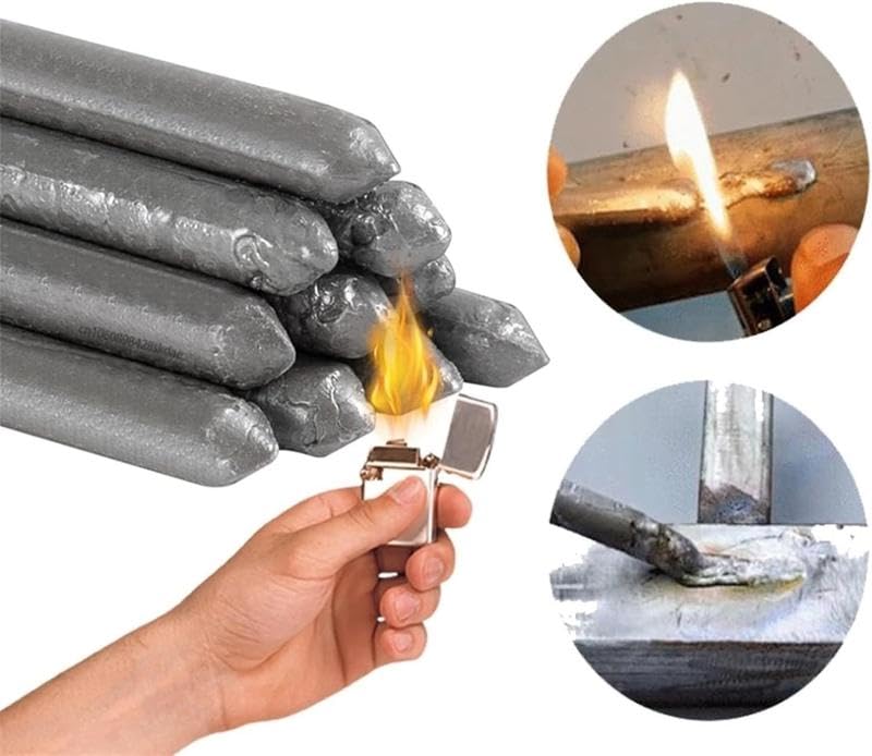 Mroace Low-Temp Aluminum Welding Rods, Easy-Fuse Flux-Cored Rods
