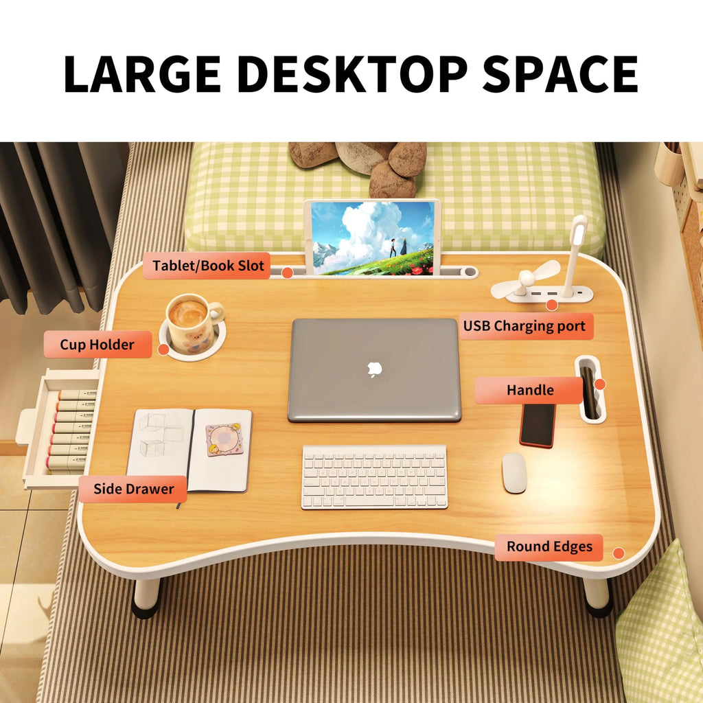 Mroace Foldable Portable Laptop Stand Lap Desk