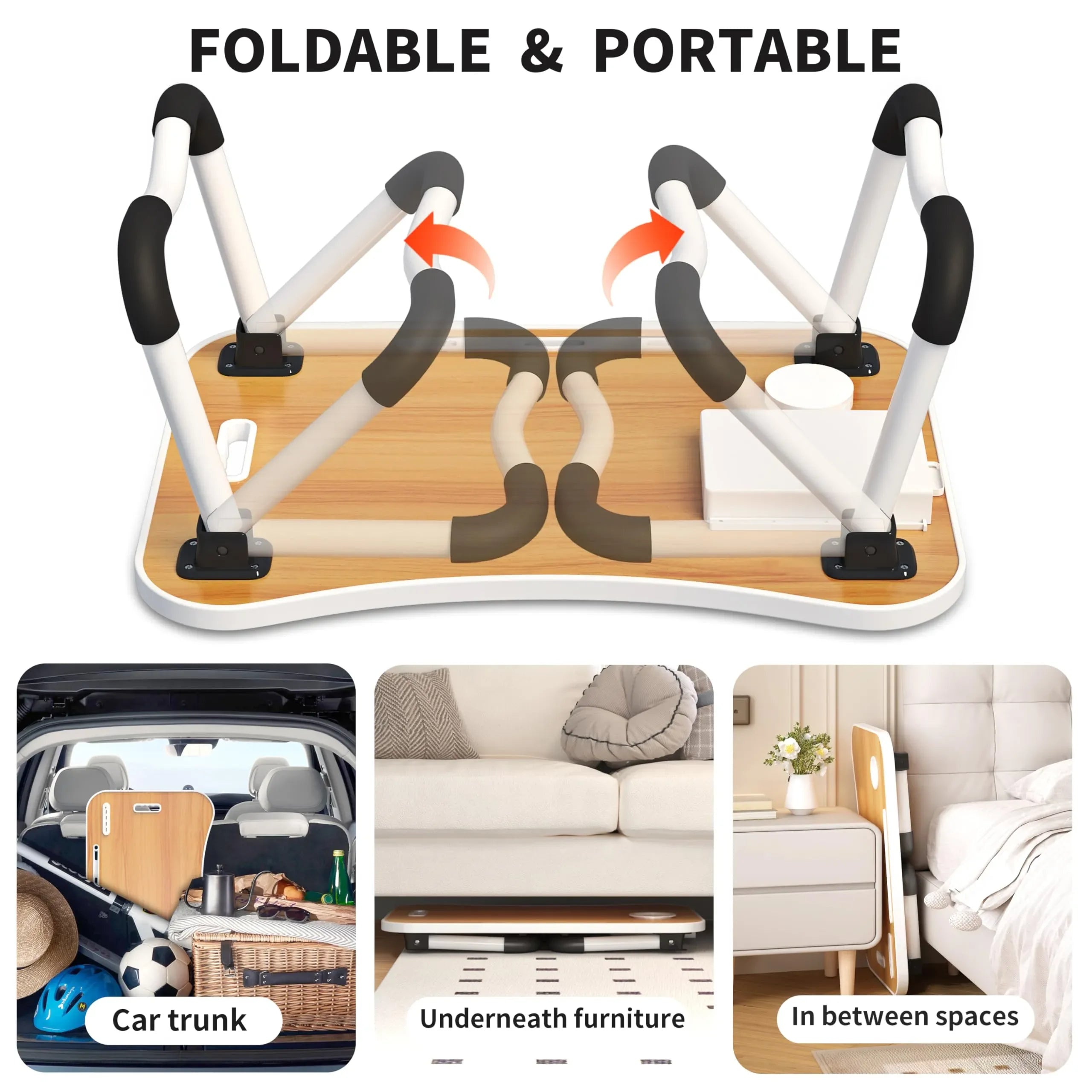 Mroace Foldable Portable Laptop Stand Lap Desk