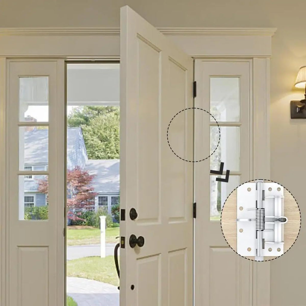 Mroace Automatic Self-Closing Door Hinges Kit